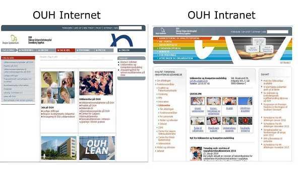 OUH Internet og Intranet Information om klinisk undervisning Du kan finde oplysninger om afdelingerne på OUH på http://www.ouh.