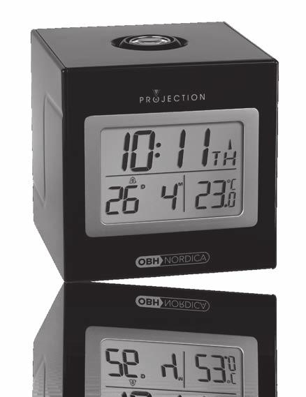 Electronic. cube - thermo// projection clock// Type 4924 ( ) Projector //  Alarm // Radio controlled // Indoor thermometer // - PDF Gratis download