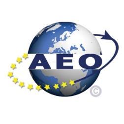 Afsnit VI AEO-logoet Autoriserede økonomiske operatører er berettiget til at anvende AEO-logoet: AEO-logoet er ophavsretligt beskyttet af EU.