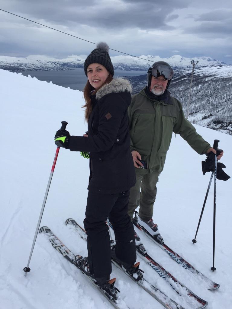 Torsdag: I dag var ski-dag for hele