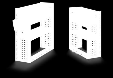 bottbox-tablar med 4 bottboxe n 1 aluklap med integreret