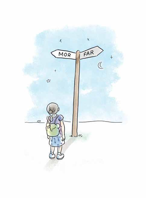 Når forældrene vælger forskellige veje hvilken vej venter der så barnet? Vi mennesker kan gå mange veje - ofte vælger vi at gå hvert til sit.