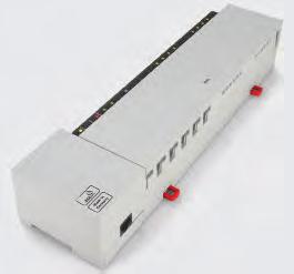 Complete wireless remote thermostat. 868MHz. Suitable for control system in the COMFORT-series, 24V and 230V. Regler für drahtloses System, auf Systemsockel montiert. 868MHz. Für COM- FORT Systeme, 24V und 230V.