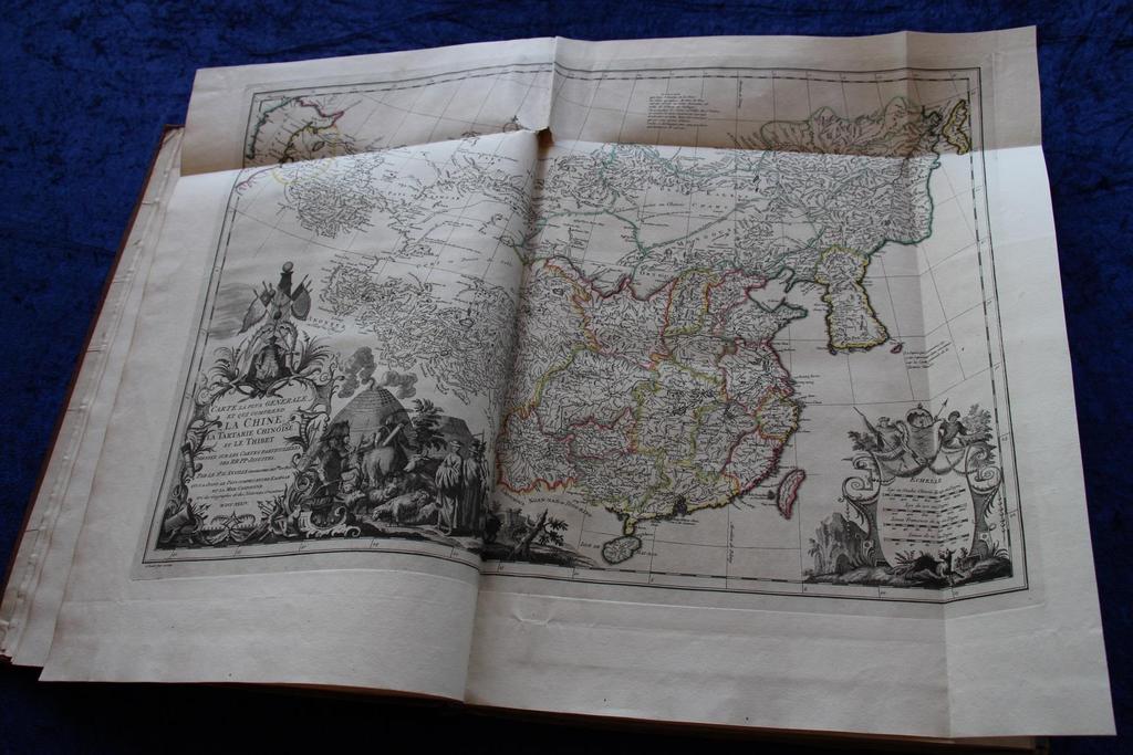 SYDDANSK UNIVERSITET Nouvel atlas de la Chine, de la Tartarie chinoise et du Thibet [ ], Haag 1737, af den franske geograf Jean-Baptiste Bourguignon d Anville