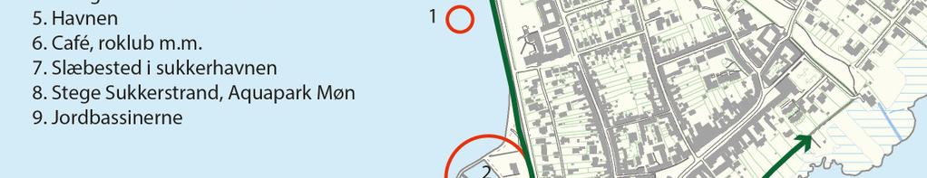 15 ændres til: Havnen og kysten og at der indføjes et nyt indledende afsnit og et kort over de kystrelaterede projekter: Kysten mod Stege Bugt og mod Noret rummer nogle af Steges største attraktioner.