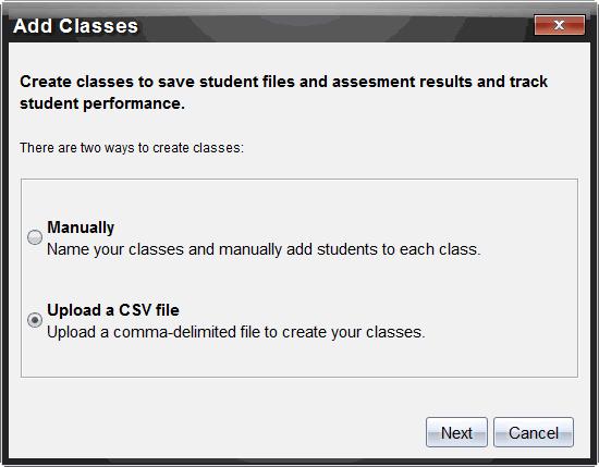 Sådan tilføjer du klasser med CSV-upload Du kan tilføje klasser via en CSV-upload og importere en elevliste til klassen.