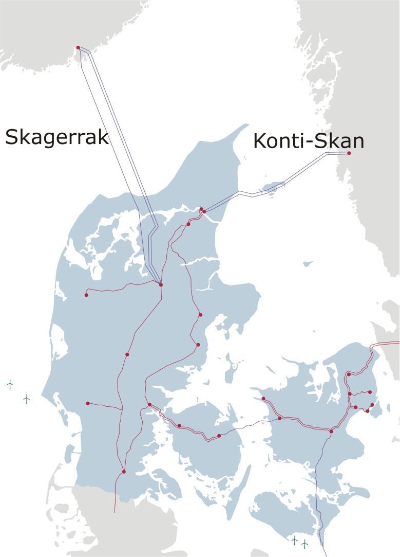 Eksport af vindenergi (og anden elektricitet) Ved eksport af strøm fra Danmark afregnes strøm produceret i Danmark til den danske områdepris, da der ikke kan differentieres mellem producenter