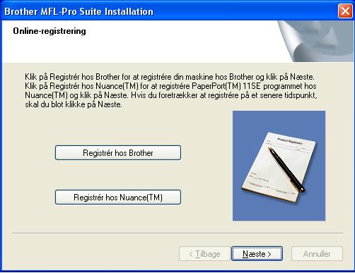 I sådanne tilfælde vil den blive valgt automatisk. Når denne skærm vises i Windows Vista, skal du klikke på afkrydsningsfeltet og klikke på Installer for at gennemføre installationen korrekt.