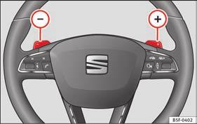 Hvis du hurtigt skifter gear via position N (fx fra R til D), blokeres gearvælgeren ikke. På den måde er det fx muligt at rokke bilen fri, hvis den er kørt fast. Hvis gearvælgeren er mere end ca.