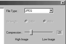 Klik på 48Bit, når du vil gemme 48 bit TIFF billeder (TIFF billeder/rgb 16 bit pr.