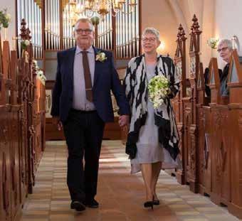 april 2018: Jytte Møller Pedersen og Ole Peter Sørensen Vielse i Volstrup Kirke