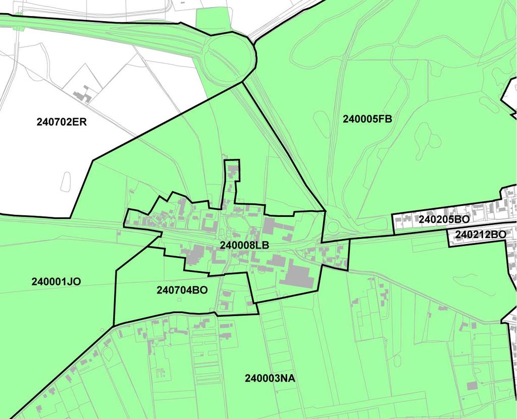24 TILLÆG TIL KOMMUNEPLANEN Tillæg nr. 130 til Kommuneplan 2001 Lokalplanområdet udtages af rammeområde 24.00.01 JO og 24.00.03 NA i Kommuneplan 2001 for Århus Kommune.