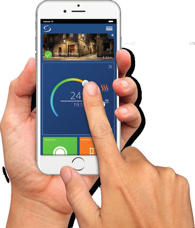 Herefter tilslutter du de enkelte enheder til Universal Gateway, en efter en (kommunikationen foregår via Zigbee standarden) Ved hjælp af en smartphone, tablet eller PC med SALUS Smart Home app