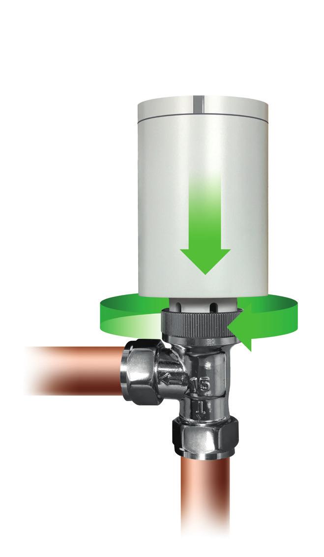 SALUS SmartHome aktuator til radiatorer Smart Home radiator aktuator er resultatet af den seneste udvikling fra SALUS.