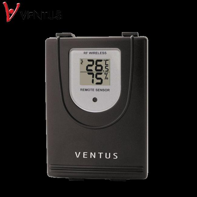 W044 VENTUS Termohygrometer Dette termohygrometer giver dig målinger af temperaturen og luftfugtigheden. Det kan anvendes både inde og ude.