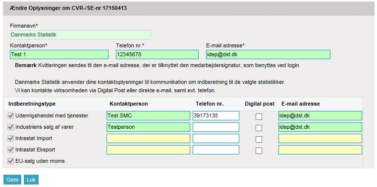 Start IDEP.web Gå til www.dst.dk/intraidep for at finde et direkte link til IDEP.web. Klik på knappen Start IDEP.