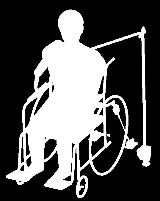 Montering af sikkerhedsselen direkte på kørestolen må udelukkende finde sted med tilladelse fra kørestolsproducenten.