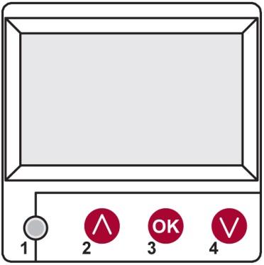 Beskrivelse Flex fjernbetjening kan bruges til at styre ventilationsanlæg med V1 og V2 printkort.