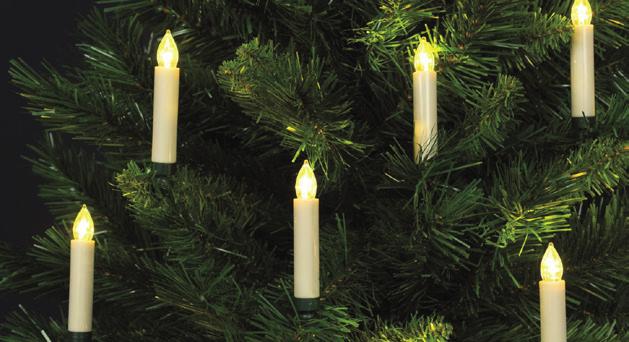 Julebelysning Indendørs dekoration og kæder 15 trådløse LED