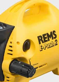 REMS E-Push 2 Elektrisk trykprøvepumpe Stærk, elektrisk trykprøvepumpe til tryk- og tæthedsprøvning af rørsystemer og beholdere.