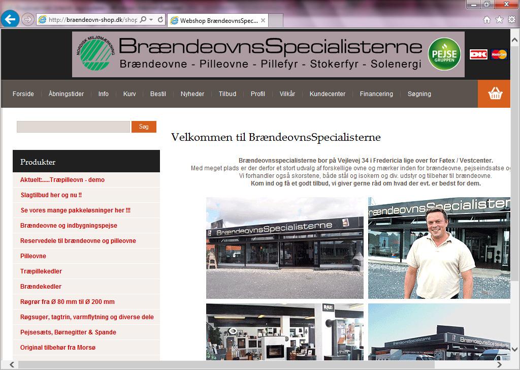 Indklagede er et anpartsselskab med navnet Brændeovnsspecialisterne ApS, der er stiftet den 20. marts 2003, jf. bilag A. Indklagede driver bl.a. virksomhed med salg af brændeovne.