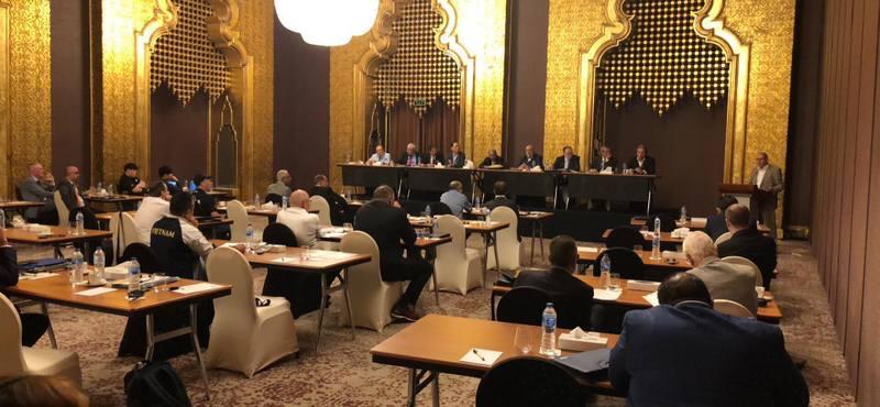UMB General Assembly 2018 i Cairo Den Danske Billard Union var repræsenteret ved formanden og generalsekretæren, da der blev afholdt generalforsamling i Union Mondial de Billard.