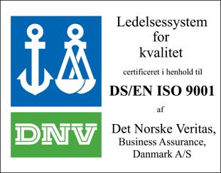 This report has bred under the DHI Business Management System certified by DNV to comply with