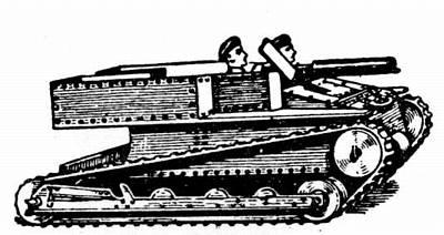 Kampvognene passerer her floden Malton, på en march fra Catterick til Hull. Britains modellen Illustration fra Britains katalog, cirka 1933 (Kilde 1).