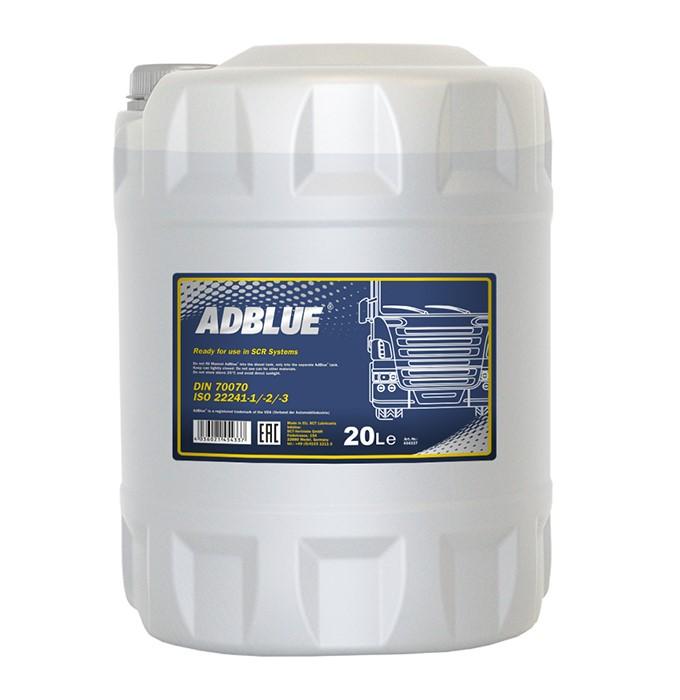 10L AdBlue 70 kr. AdBlue er en høj renhed 32,5% w / w urea-opløsning, som bruges som ekstra arbejdsvæske i dieselbiler og lastbiler udstyret med SCR-teknologi (Selective Catalytic Reduction).