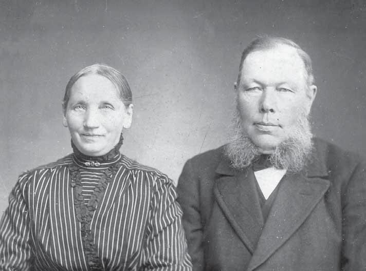 Købmand Peder Græsbøll og hustru Kristiane. slået til at ville koste.