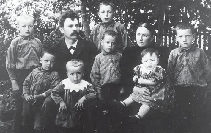 Lærer Bagger ned familie 1896.