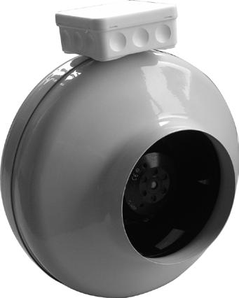 xxx Ventilatorserien har korrosionssikret ventilatorhus i galvaniseret stål og ventilatorhjul i plastmateriale. Motor er i isolationsklasse B og IP44 beskyttede.