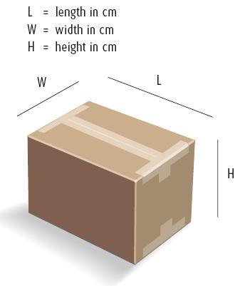 Ved flerpakkeforsendelser bestemmes den fakturerbare vægt ved at sammenlægge hver enkelt pakkes faktiske eller volumetriske vægt, afhængig af hvilken, der er den højeste.