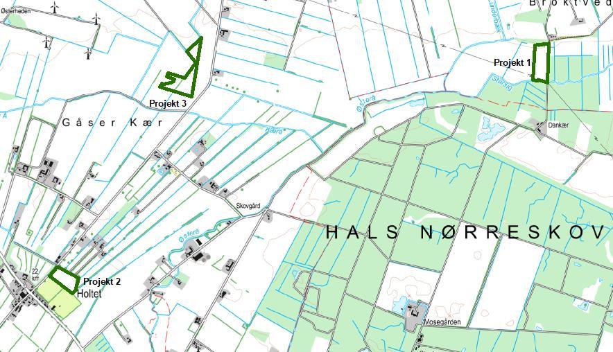 Aalborg Kommune har fra Skovdyrkerne modtaget anmeldelse af 3 skovrejsningprojekter på din ejendom. Projekterne omfatter følgende matrikler: Projekt 1: Matr. nr. 27i Ulsted By, Ulsted Projekt 2: Matr.