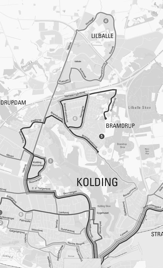 Kolding Kommune By- og Udviklingsforvaltningen, Trafik og Mobilitet Kollektiv trafik STATUS Kolding Kommune gennemførte i 2015 en stor omlægning af bybusnettet.