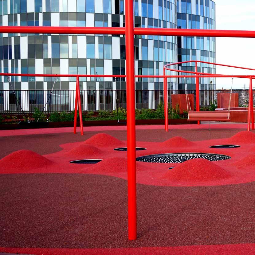 Konditaget Lüders, 2150 Nordhavn Nordhavns nye aktivitetsplads Konditaget Lüders er 2.400 m 2 offentligt byrum med faciliteter til træning, ophold og leg.