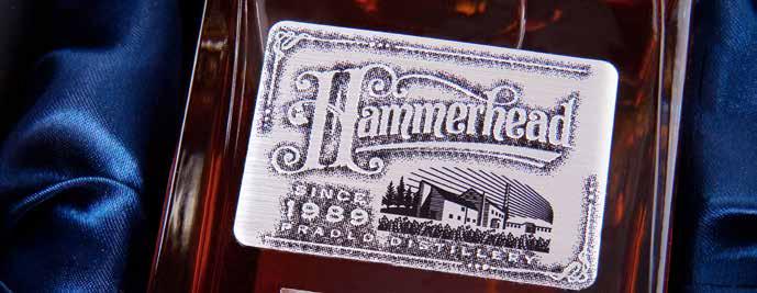 OTHER WHISKY / 23 PRISLISTE PRODUKTKATALOG 2018 Hammer Head 25 Years Old Czech Single Malt Whisky HAMMERHEAD 25 års er ægte tjekkisk single malt whisky fremstillet efter alle skotske traditioner.