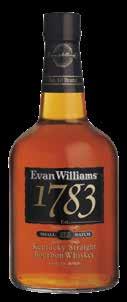 AMERIKANSK WHISKY / 27 PRISLISTE PRODUKTKATALOG 2018 Evan Williams White Label En bourbon kan kun få prædikatet Bottled-in-Bond, hvis produktet er et resultat af et bestemt destillations år, et