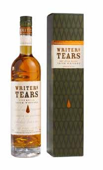 IRISH WHISKEY / 35 PRISLISTE PRODUKTKATALOG 2018 Writer s Tears www.walshwhiskey.com Interbrands er stolt over at kunne præsentere Writer s Tears.