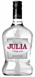 destillationsproces. Grappa Julia er et stykke oprindelig italiensk livsstilsren nydelse. Grappa Julia www.stockspirits.