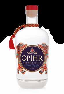 64 / GIN PRODUKTKATALOG SEPTEMBER 2018 Opihr Oriental Spiced London Dry Gin www.opihr.