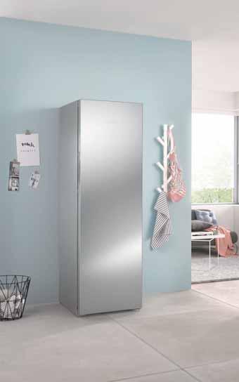 AirClean-aktivt kulfilter ComfortClean-dørhylder, der tåler maskinopvask SuperKøl-automatik DynaCool (dynamisk køling) SoftClose-dørdæmpning Forberedt til Miele@home/WIFIConn@ct (kræver tilbehør