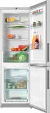 kølesystemer med mange funktioner NoFrost fuldautomatisk afrimning af fryseskab Køling af køleskab uden brug af tør luft fra fryseren Energiklasse A++ Elforbrug iflg. DIN EN 153 pr.