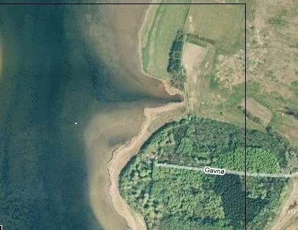 Pumpestation og dræn fra stort landbrugsområde på Gaunø Dræn uden kloak, Nitrat 2020, Fosfor: