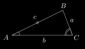 20 3.4 Kender to vinkler og en ikke-mellemliggende side I en trekant kender du to vinkler og en ikke-mellemliggende side: Du ønsker at finde den sidste vinkel og/eller de resterende sider.