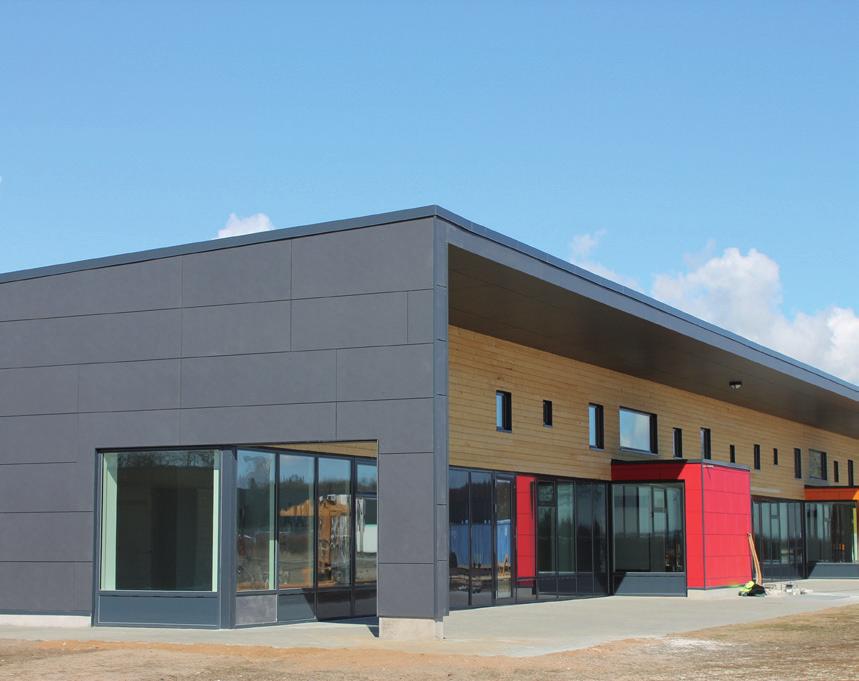Samlet bygningsareal på ca. 1.400 m² til integreret daginstitution med op til 160 børn og 30 personaler.