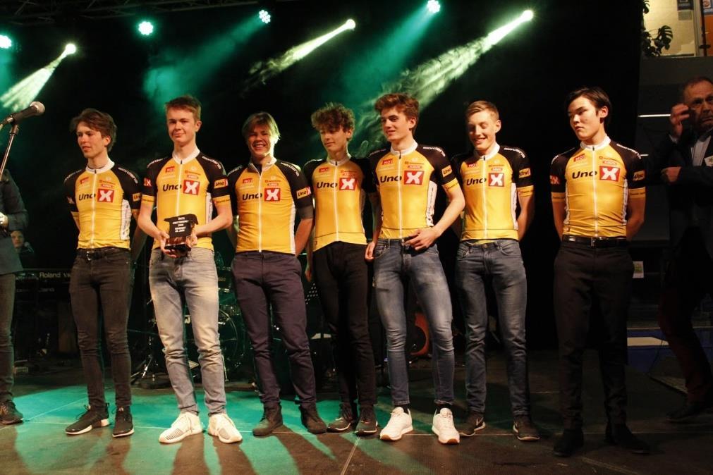 Sidst, men ikke mindst fik Uno-X Danish Junior Team årets Ambitionspris, som går til en idrætsudøver eller et hold, som udvikler sig stærkt og har en velbegrundet ambition om at nå toppen i sin sport.