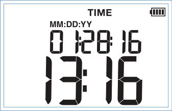 1630-2/1630-2 FC Brugsanvisning Tid/ur Automatisk slukning af baggrundslys Tangen har en tidsindstilling, der bruges som et tidsstempel for loggede data.