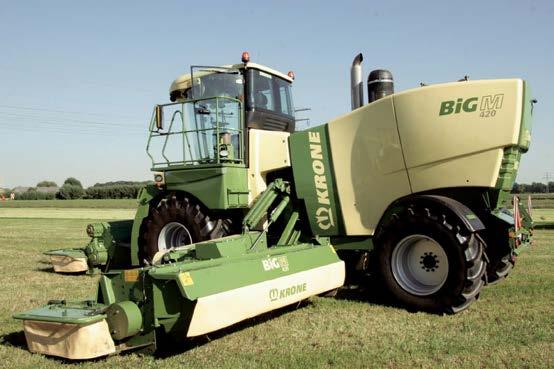 Resultatet er, at vore maskiner har en enestående effektivitet og crimber afgrøden optimalt. BiG M 420 er klart nummer et i rækken af professionelle maskiner.