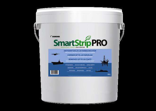 OM PRODUKTET FORDELE SMART STRIP PRO er en professionel malingsfjerner, som effektivt fjerner avancerede coating systemer og blyholdig maling.